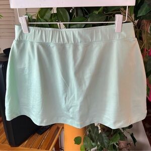 Prince Green Athletic Skater Mini Skirt